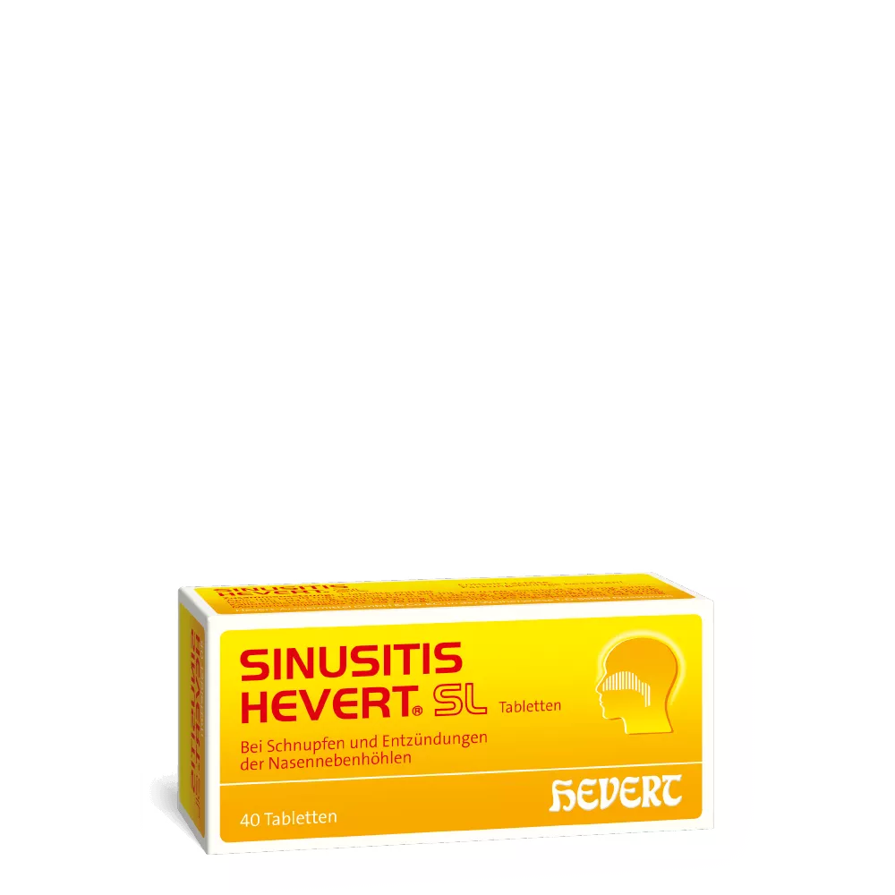 Sinusitis Hevert SL bei Schnupfen und Erkältung